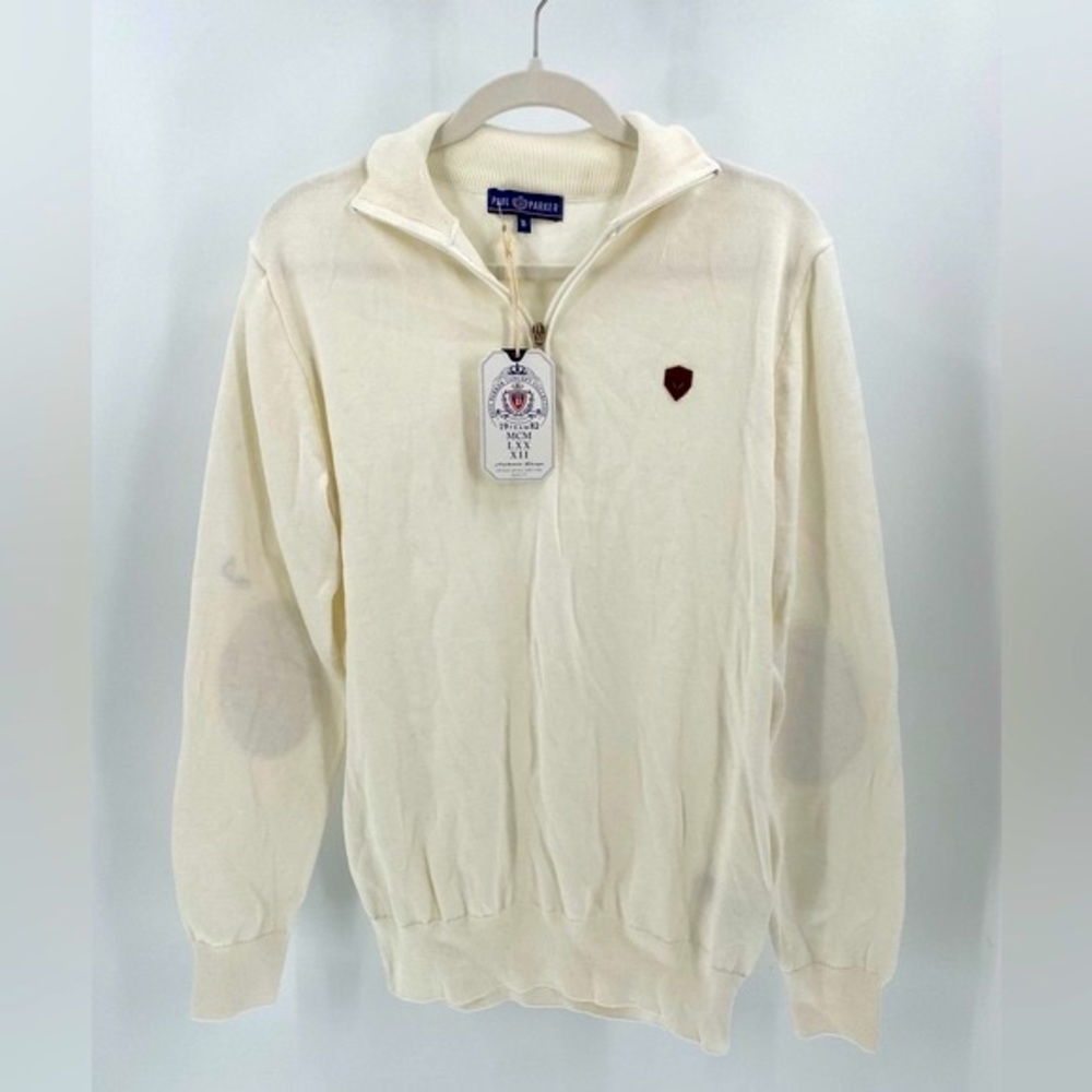 PAUL PARKER - Men’s Pullover in Ecru